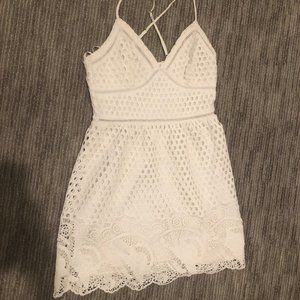 Abercrombie and Fitch White Eyelet Dress